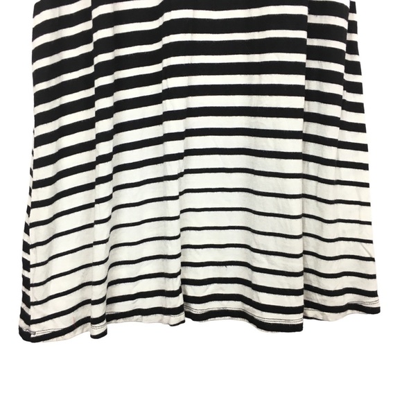 MONTEAU Maxi Dress Striped Fitted Minimalist Long Sleeveless Strappy Size Small - Picture 6 of 12